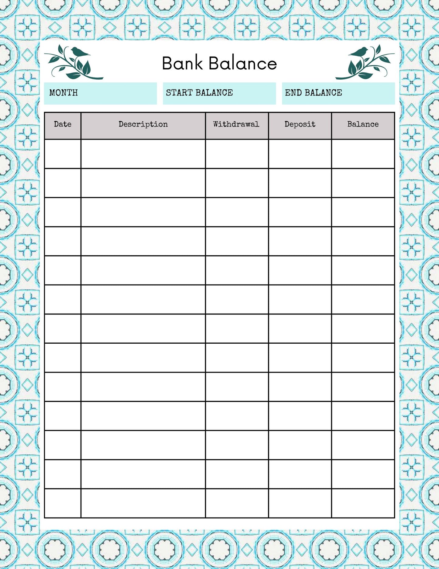 GirlMogul Budget Binder Blue
