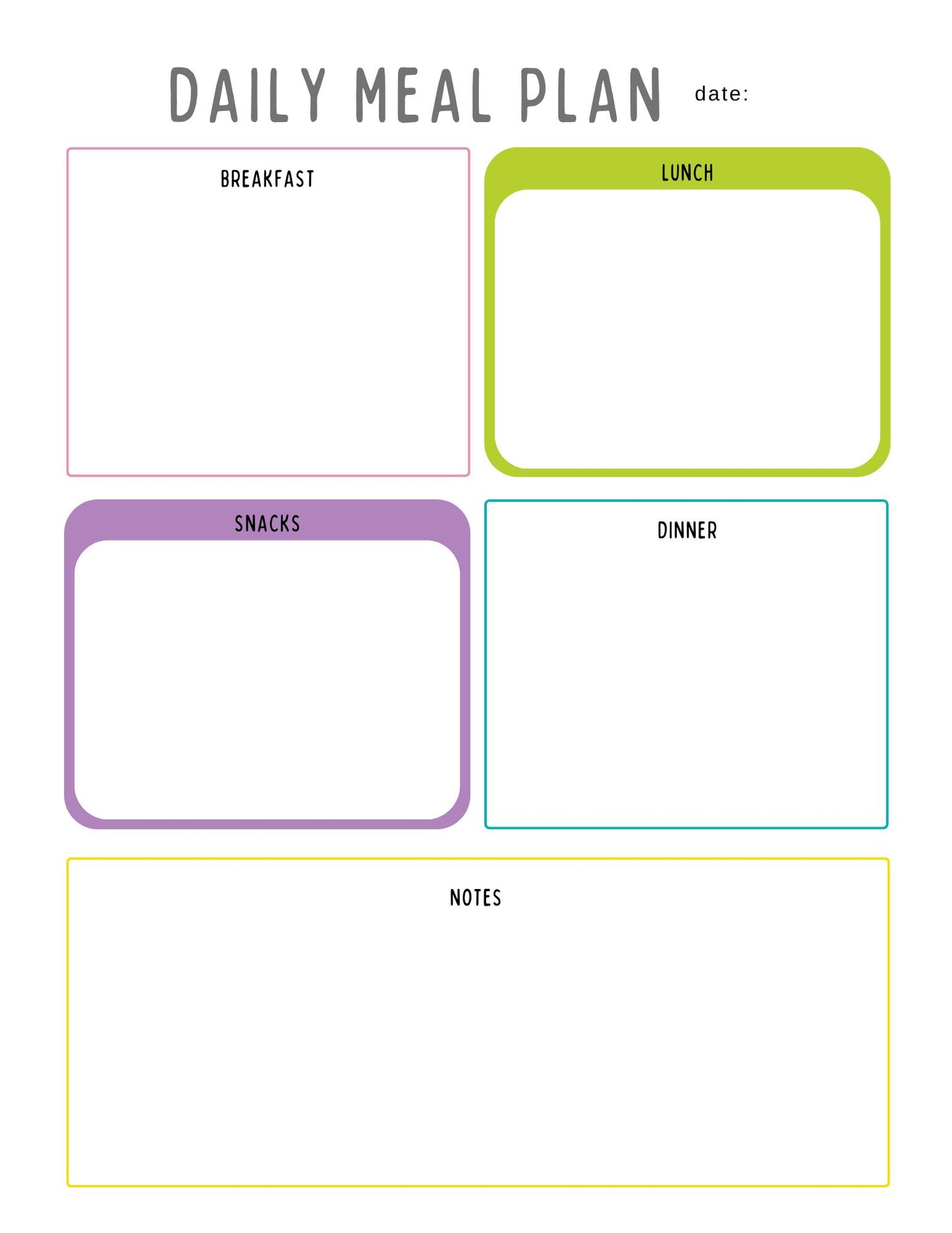 Frugal Foodie Meal Planner