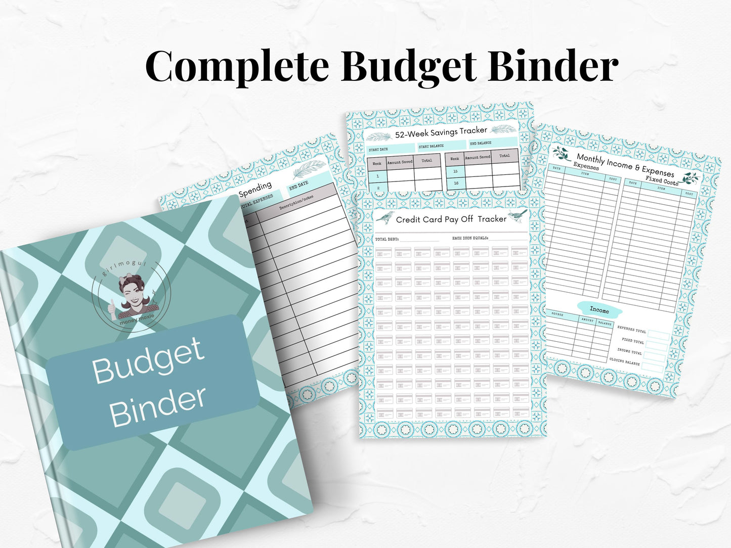 GirlMogul Budget Binder PLUS  Money Moxie Workbook