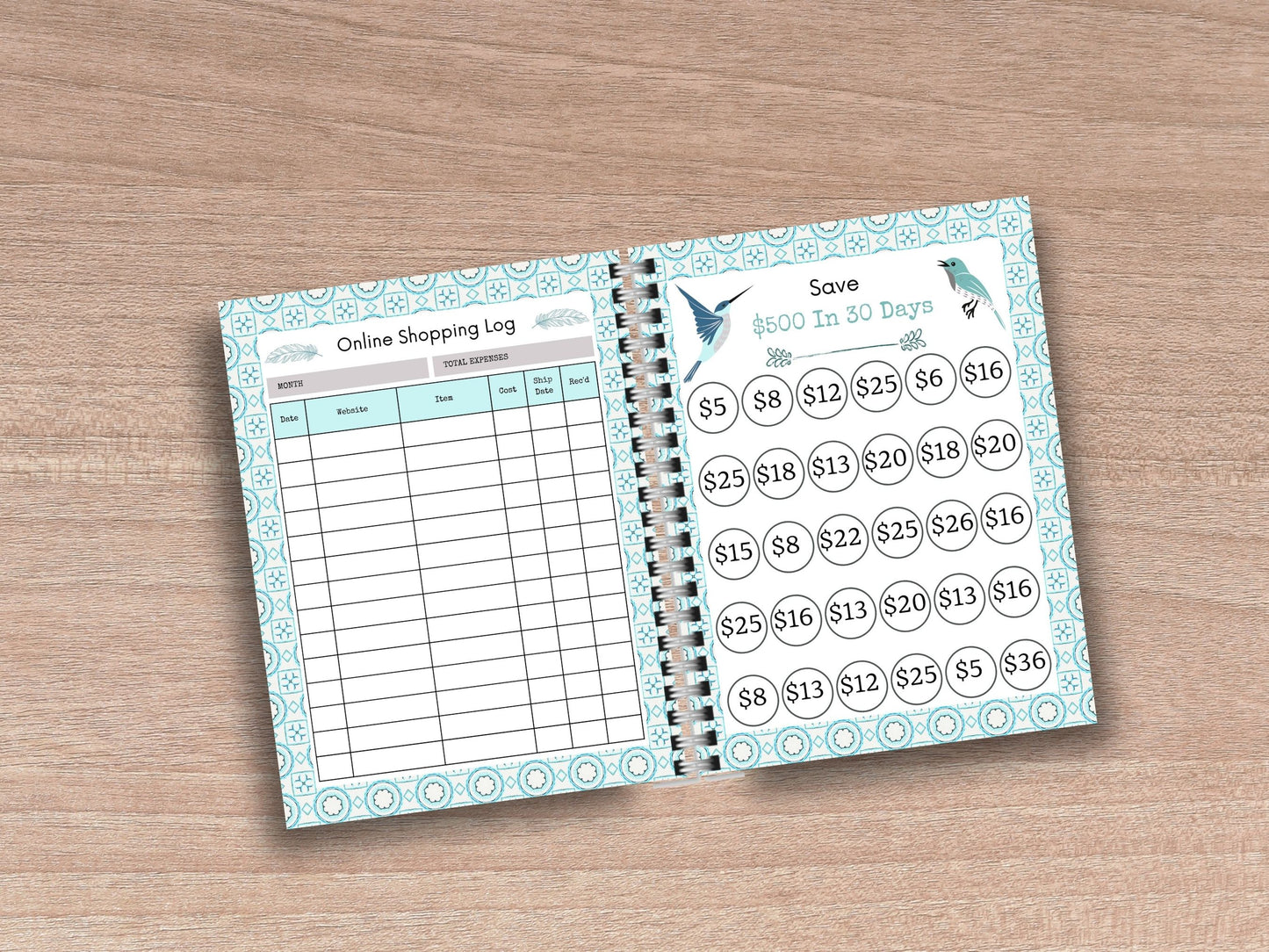 GirlMogul Budget Binder Coil Bound