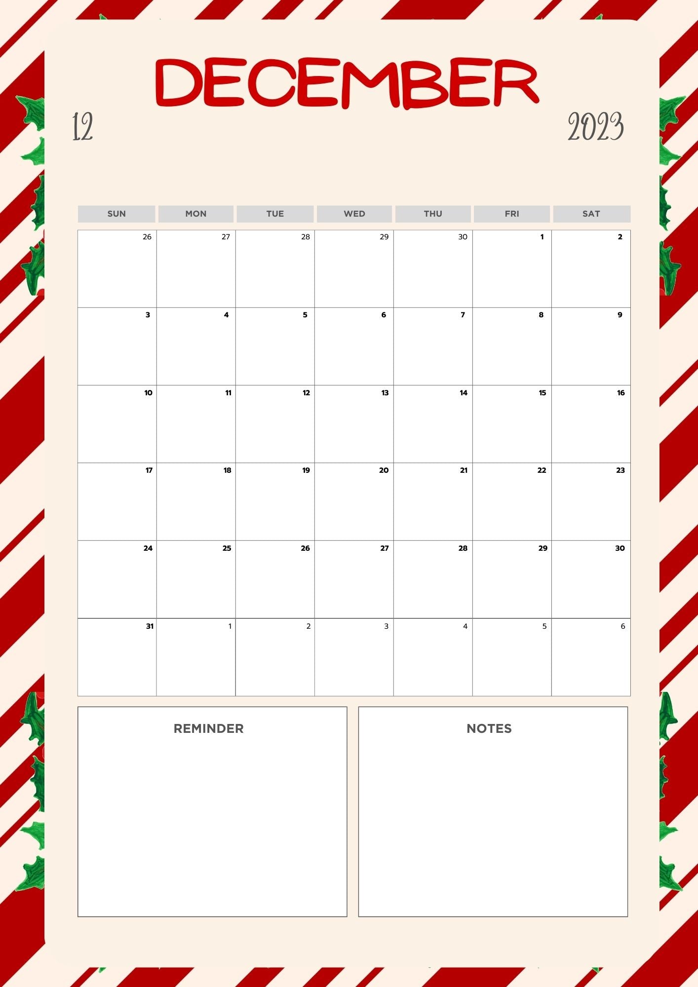 Christmas Holiday Planner`