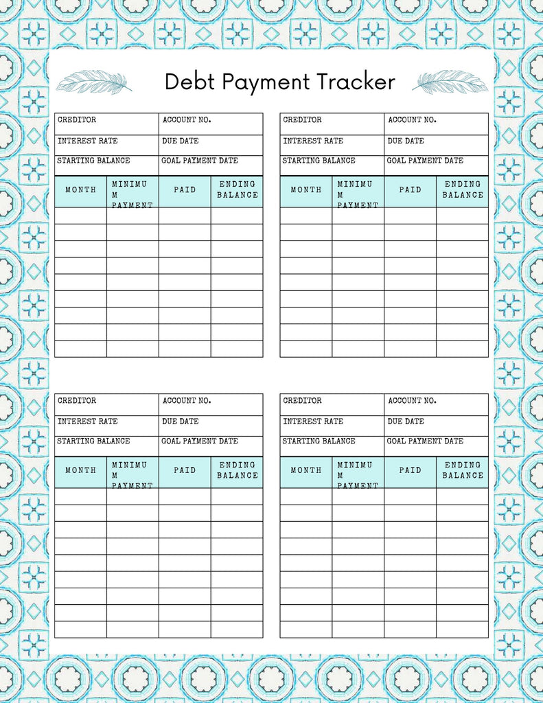 GirlMogul Budget Binder Blue