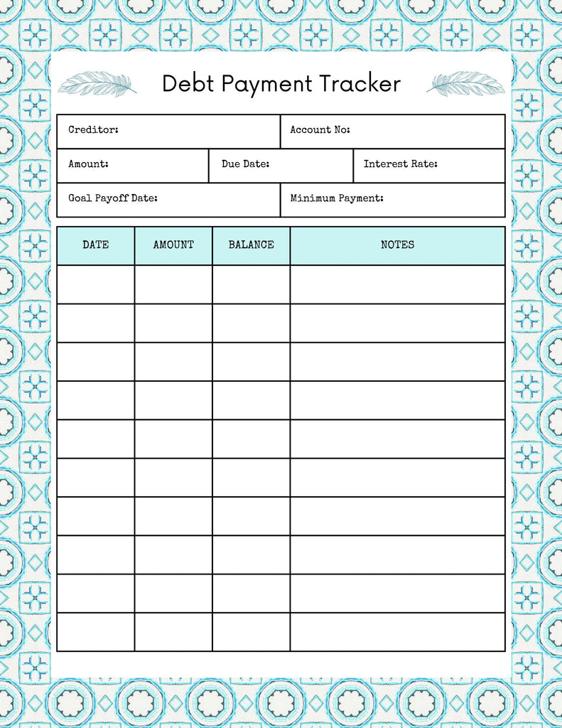 GirlMogul Budget Binder Blue